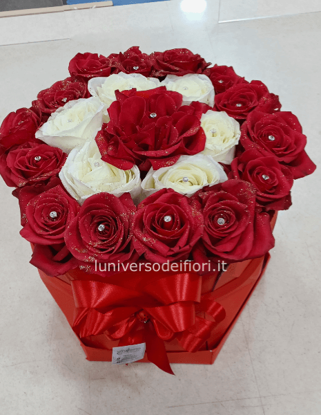 Flowers box diamante