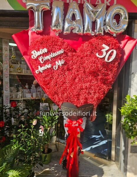 Cuore grande di nebbiolina 150 cm